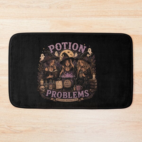 Item preview, Potion Problems Witchy Halloween Coven Retro Design designed and sold by MotylekAnia.