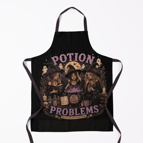 Item preview, Potion Problems Witchy Halloween Coven Retro Design designed and sold by MotylekAnia.