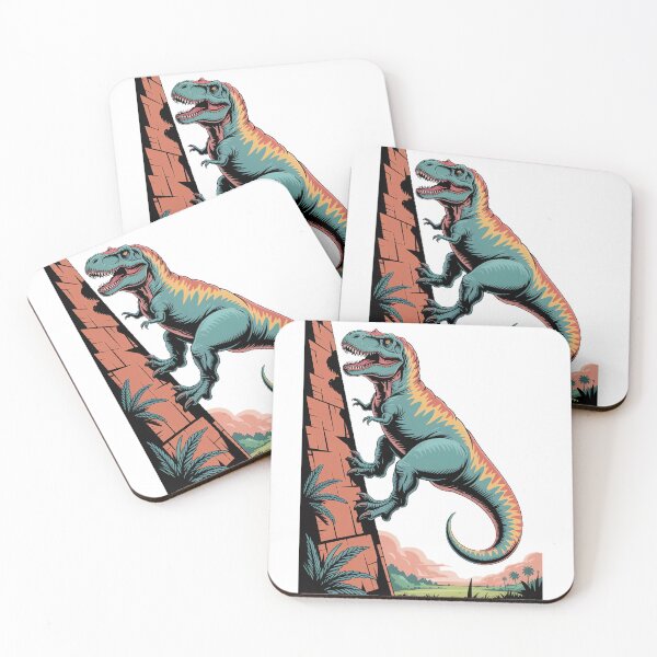 Item preview, Climbing T. Rex designed and sold by Diesel Drinking Dinosaurs.
