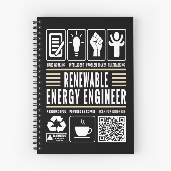 Item preview, Funny Renewable Energy Engineer Job Description Icons QR Code designed and sold by MerchMaxxing.