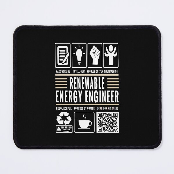 Item preview, Funny Renewable Energy Engineer Job Description Icons QR Code designed and sold by MerchMaxxing.