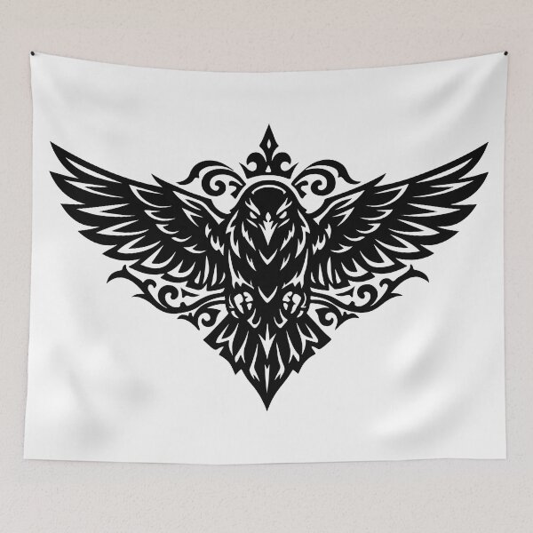 Item preview, Gothic Crow Tattoo designed and sold by maniacdesignz11.