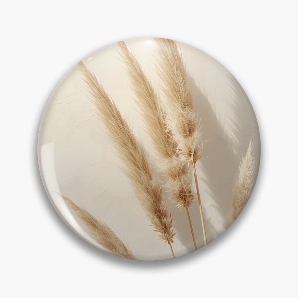 Item preview, Beige Pampas Grass Wall Art | Minimalist Scandinavian Botanical Decor designed and sold by VeloraNature.