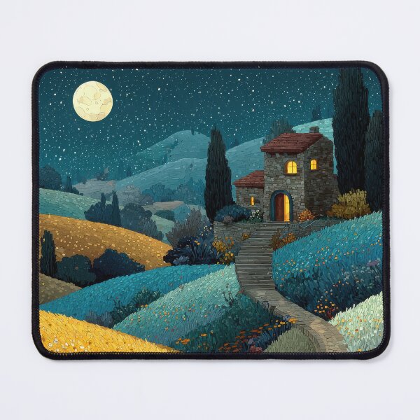 Item preview, Fantasy Cottage Under the Stars designed and sold by GraceInNatureCo.
