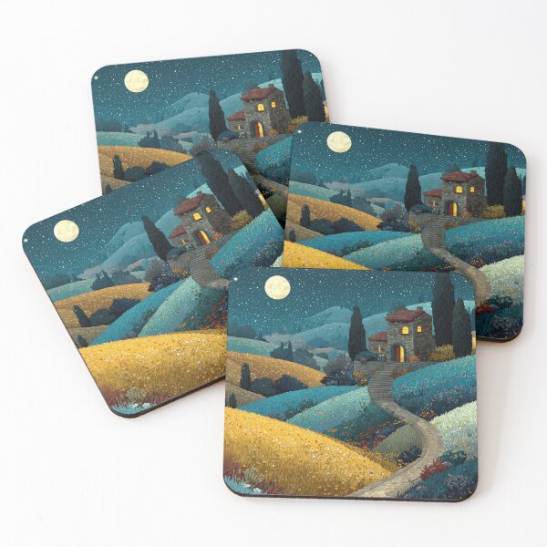 Item preview, Fantasy Cottage Under the Stars designed and sold by GraceInNatureCo.