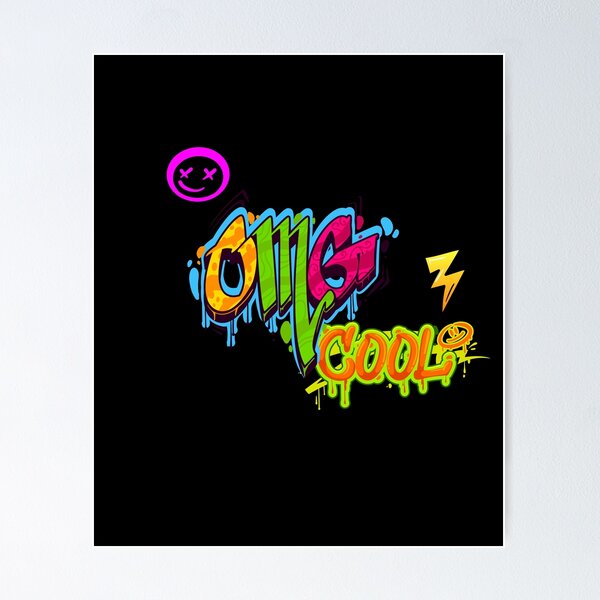 Item preview, OMG COOL Graffiti Art - Vibrant Urban Streetwear Design designed and sold by thazinart.
