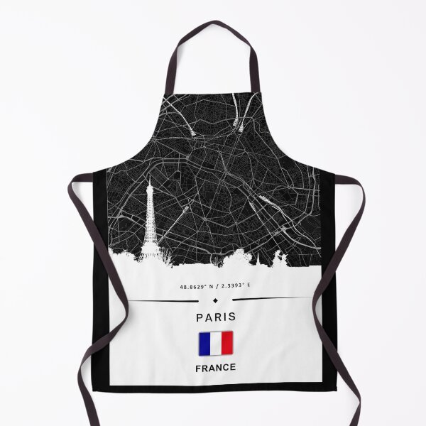 Item preview, Minimalist Paris Map France Poster – Eiffel Tower Silhouette & Coordinates Art Print designed and sold by Psycho-Crazy.