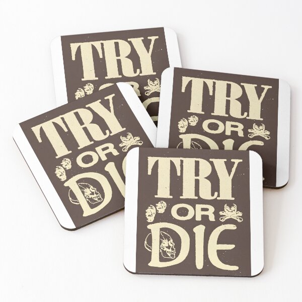 Item preview, Try Or Die Vintage Streetwear Typography designed and sold by LazyGeniusArt.