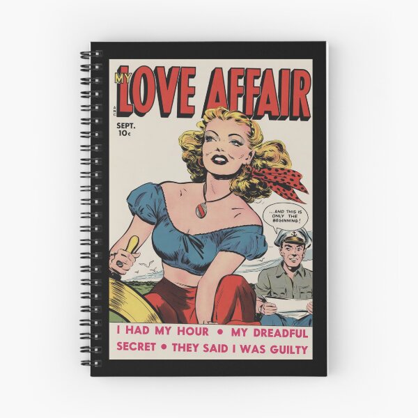 Item preview, Classic 1950s Romance Comic "My Love Affair" - Passionate Blonde & Sailor, Intimate Affairs Vibes designed and sold by Analog Aura .