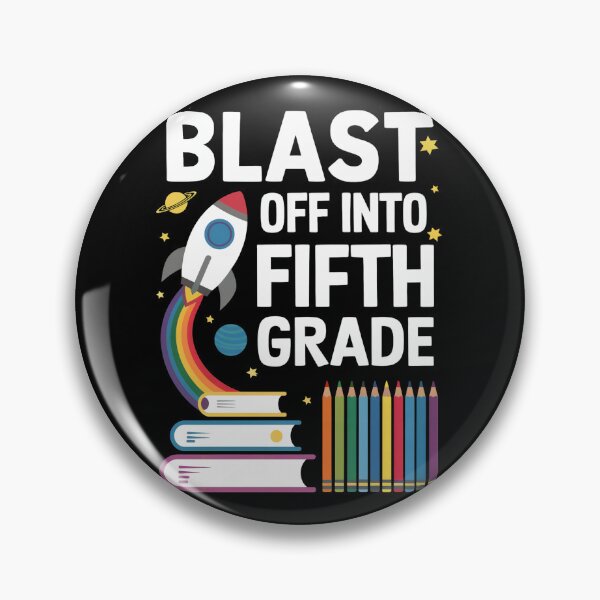 Item preview, Blast Off Into Fifth Grade designed and sold by SiarheiYur.