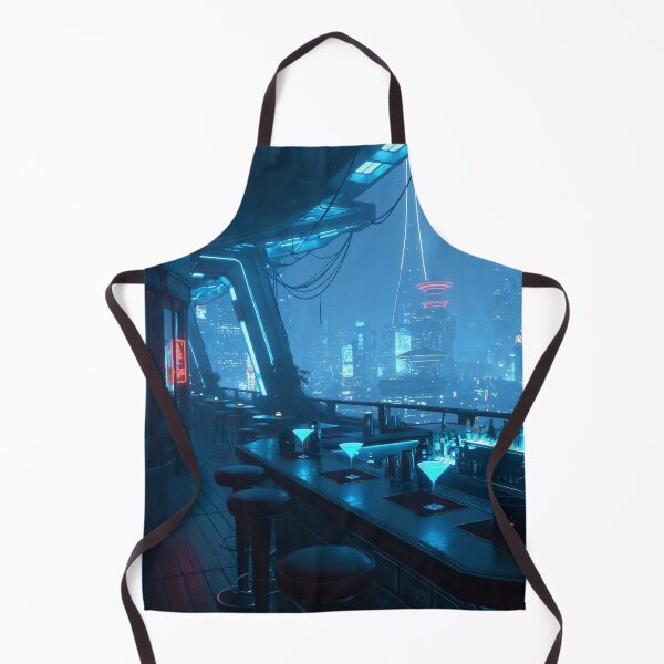Item preview, Neon Cyberpunk Bar Cityscape designed and sold by Visual Foundry.