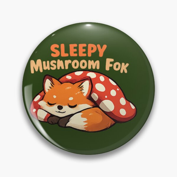 Item preview, Sleepy Mushroom Fox Cute Forest Animal Shirt designed and sold by Hobby-up.