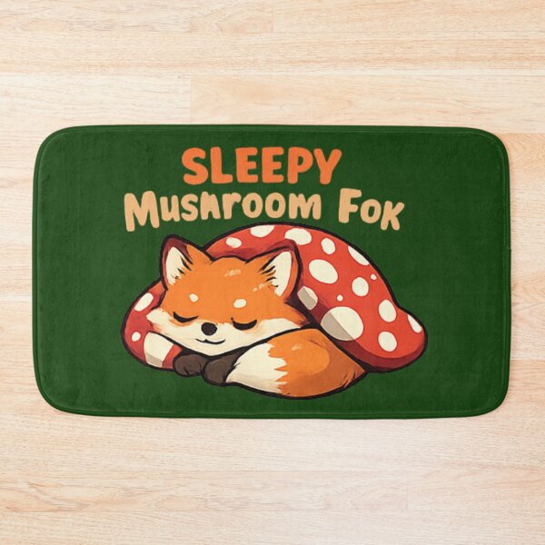 Item preview, Sleepy Mushroom Fox Cute Forest Animal Shirt designed and sold by Hobby-up.