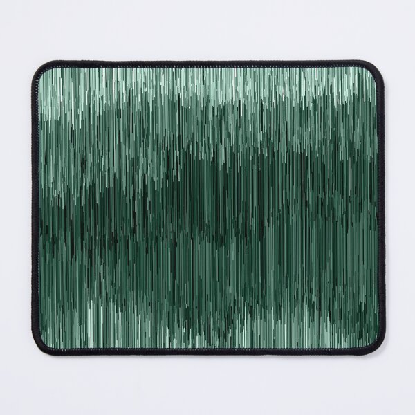 Item preview, Night Rain Glitch Cascade - Mint Tech Noir Digital Wall Art designed and sold by K Design Store.