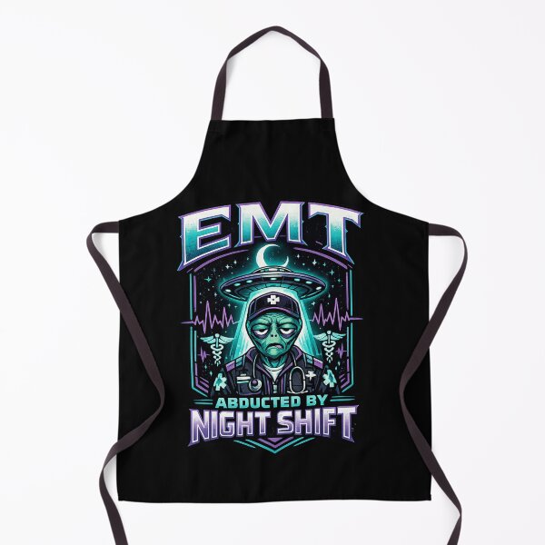 Item preview, Funny Cyberpunk Alien EMT Night Shift Graphic – Sci Fi Paramedic Meme Streetwear Design for EMS Week & Halloween designed and sold by ClinicalHubs.