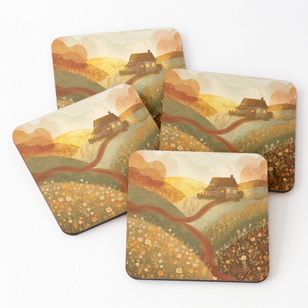 Item preview, Dreamy Cottagecore Meadow Landscape | Cozy Whimsical Countryside designed and sold by GraceInNatureCo.
