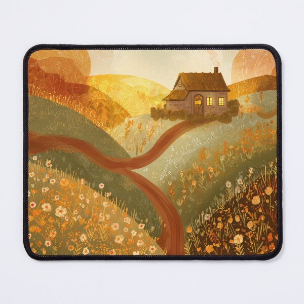 Item preview, Dreamy Cottagecore Meadow Landscape | Cozy Whimsical Countryside designed and sold by GraceInNatureCo.