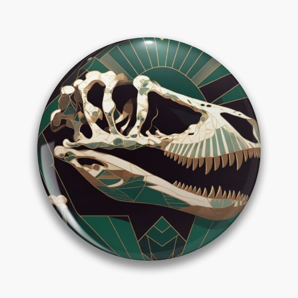 Artikelvorschau, Art-Deco-Dinosaurier entworfen und verkauft von CharmingFlowers.