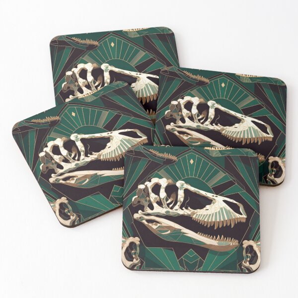 Item preview, Art Deco Dinosaurs designed and sold by CharmingFlowers.