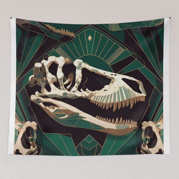 Item preview, Art Deco Dinosaurs designed and sold by CharmingFlowers.