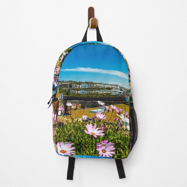 Item preview, Porthleven Harbour with Flowers and Clock Tower designed and sold by Paul Thompson Photography.