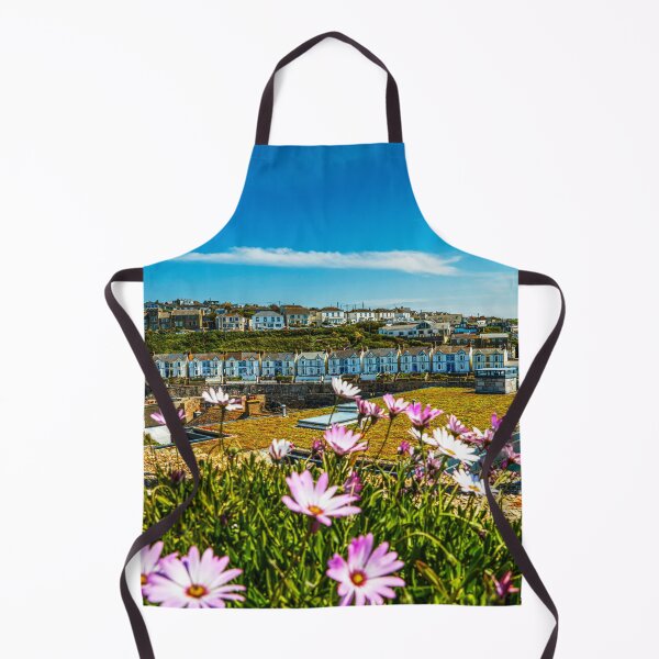 Item preview, Porthleven Harbour with Flowers and Clock Tower designed and sold by Paul Thompson Photography.