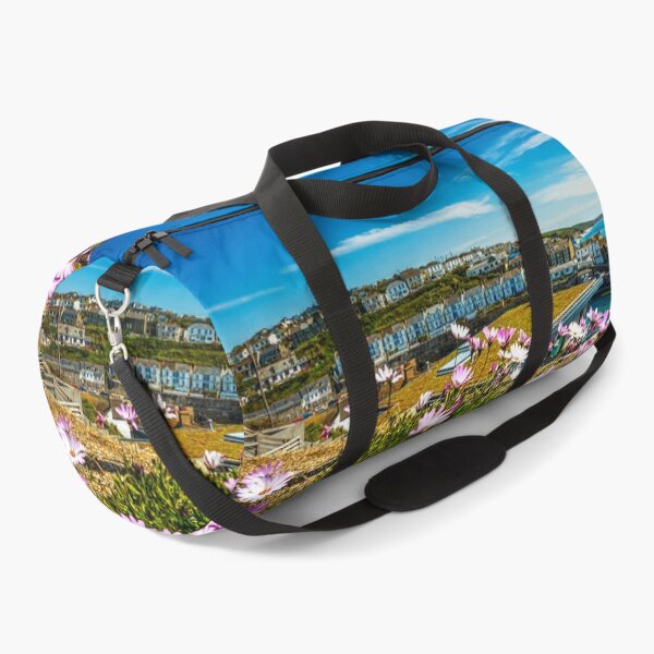 Item preview, Porthleven Harbour with Flowers and Clock Tower designed and sold by Paul Thompson Photography.