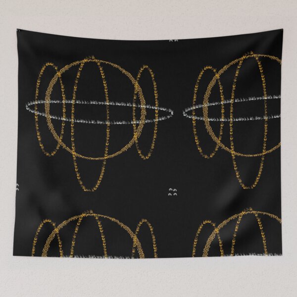 Item preview, Black and Gold geometric Elegant Print designed and sold by Desolaa_Arts.