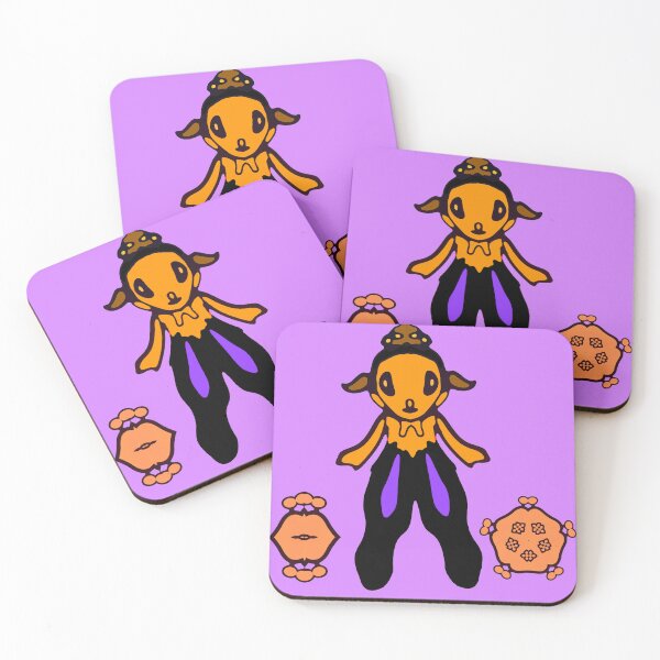 Item preview, Playful Orange Goat on Purple Canvas designed and sold by AirCrayons27.