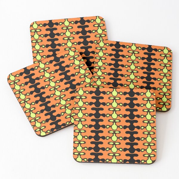Item preview, Orange Retro Abstract Pods designed and sold by AirCrayons27.