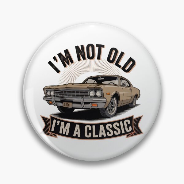 Item preview, I’m Not Old I’m A Classic - Vintage Car Design Retro Muscle Car Graphic designed and sold by ArcticFoxStudio.