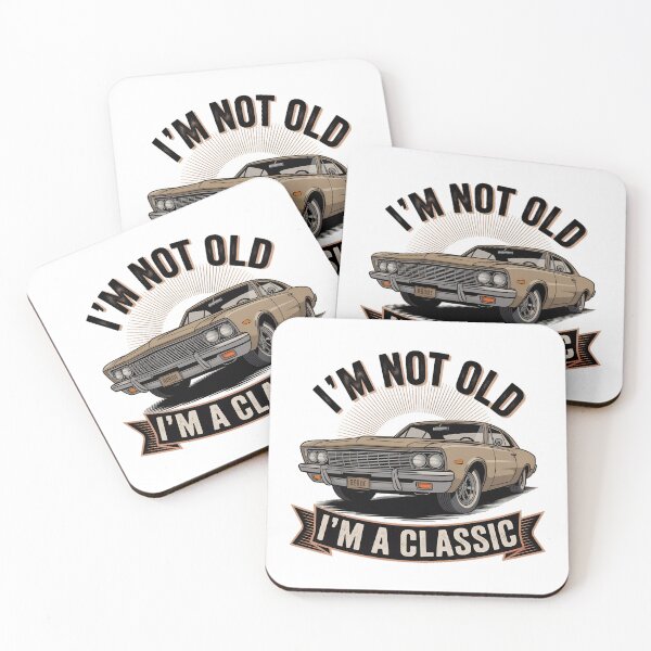 Item preview, I’m Not Old I’m A Classic - Vintage Car Design Retro Muscle Car Graphic designed and sold by ArcticFoxStudio.