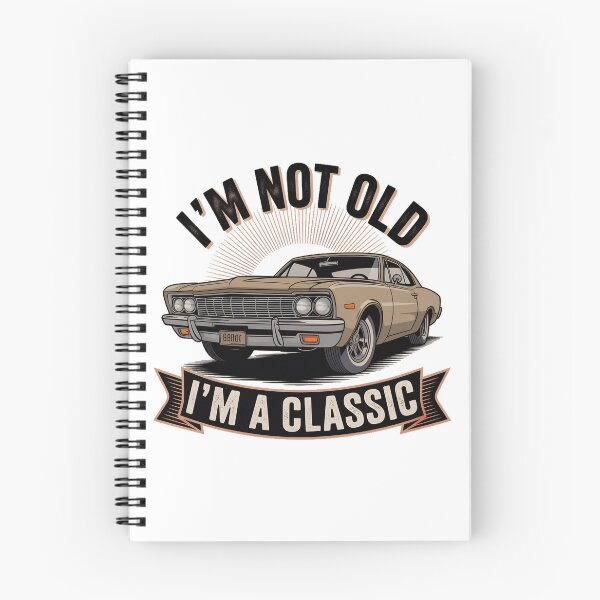 Item preview, I’m Not Old I’m A Classic - Vintage Car Design Retro Muscle Car Graphic designed and sold by ArcticFoxStudio.