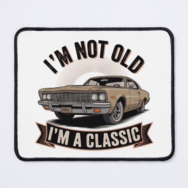 Item preview, I’m Not Old I’m A Classic - Vintage Car Design Retro Muscle Car Graphic designed and sold by ArcticFoxStudio.