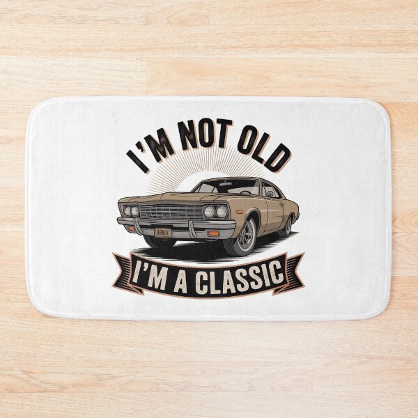 Item preview, I’m Not Old I’m A Classic - Vintage Car Design Retro Muscle Car Graphic designed and sold by ArcticFoxStudio.