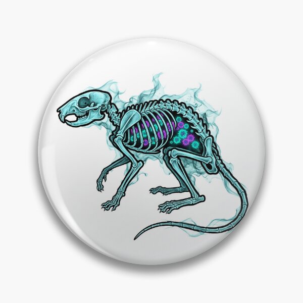 Item preview, Hantavirus X-Ray Ghost Mouse Anatomy designed and sold by DuckOddity.