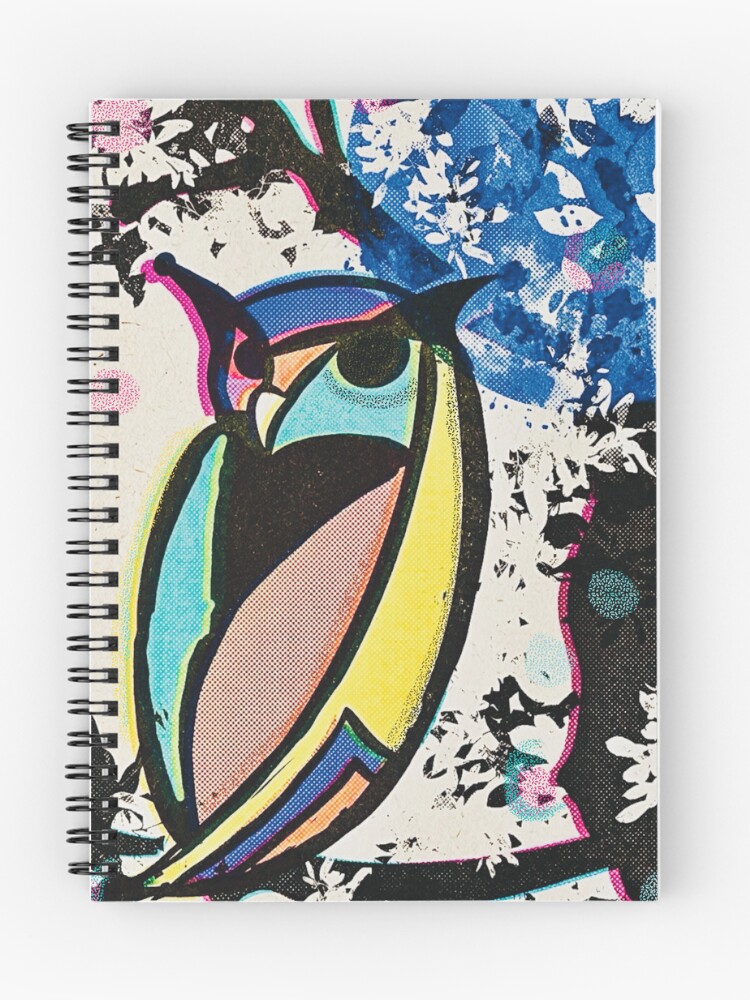Thumbnail 1 of 3, Journal, Vintage owl risograph designed and sold by MidnightARTing.