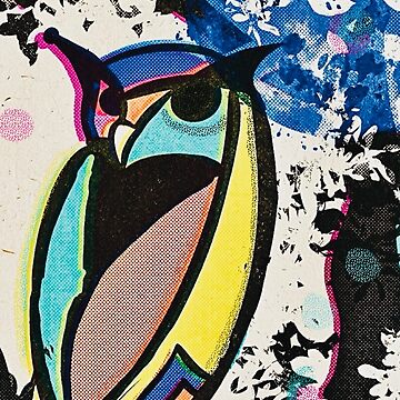 Artwork thumbnail, Vintage owl risograph by MidnightARTing