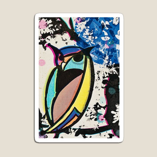 Item preview, Vintage owl risograph designed and sold by MidnightARTing.