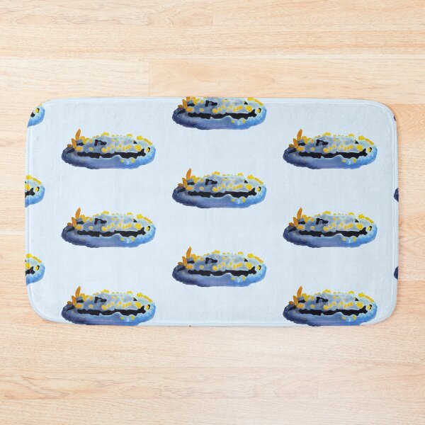 Item preview, Nudibranch - sea slug - Phyllidia Coelestis - blue designed and sold by Poulpimousse.