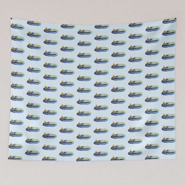 Item preview, Nudibranch - sea slug - Phyllidia Coelestis - blue designed and sold by Poulpimousse.