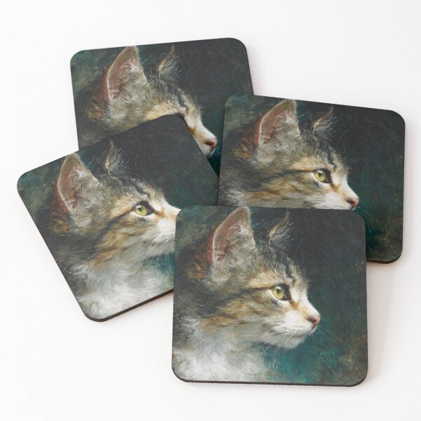 Item preview, Golden Light Cat Portrait Oil Painting designed and sold by Paolo-Bandal.
