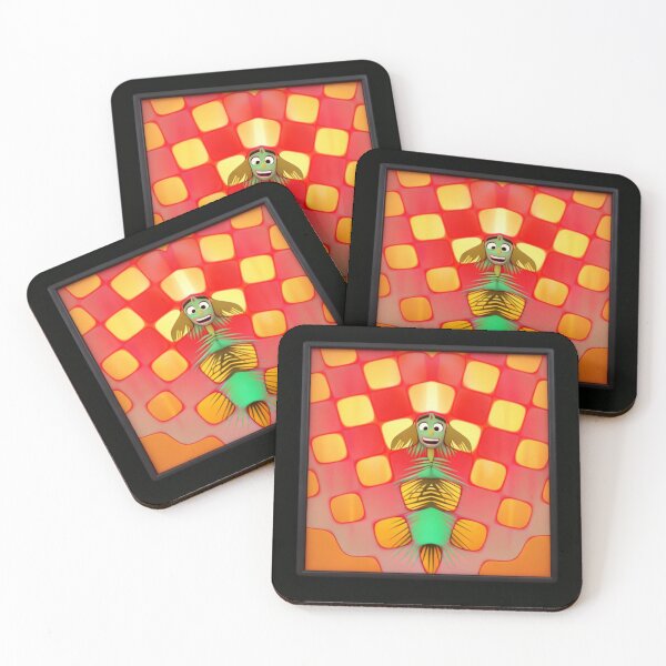 Item preview, Kaleido Beetle in Neon Tiles designed and sold by AirCrayons27.