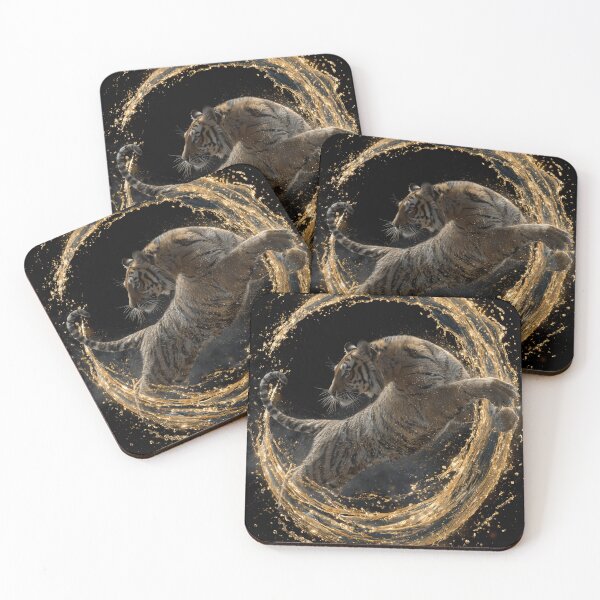 Item preview, Tiger Leaping Through Golden Liquid designed and sold by Visual Foundry.