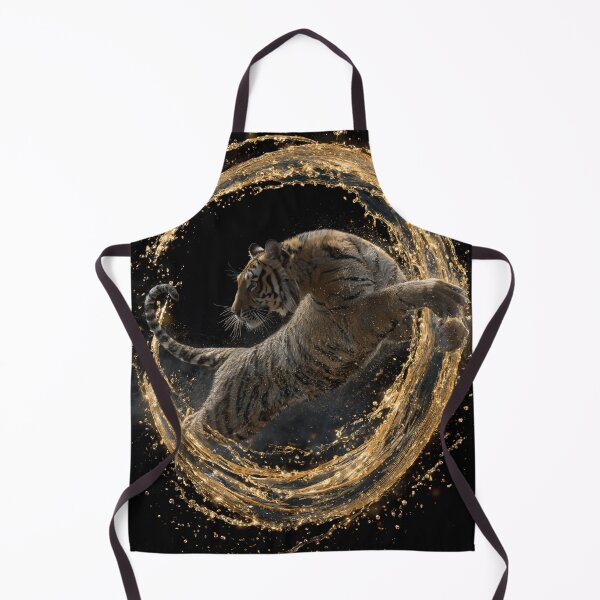 Item preview, Tiger Leaping Through Golden Liquid designed and sold by Visual Foundry.