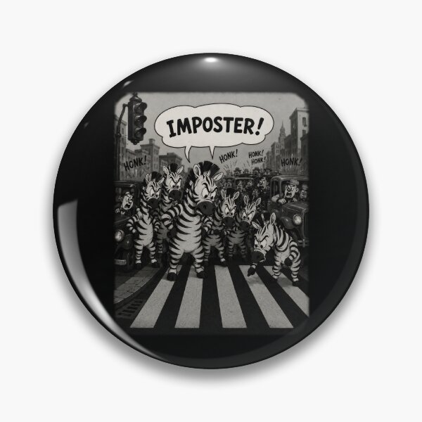 Item preview, Zebra Imposter humour designed and sold by CoolCrazyQuirky.