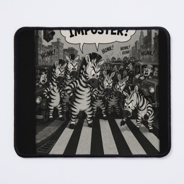 Item preview, Zebra Imposter humour designed and sold by CoolCrazyQuirky.