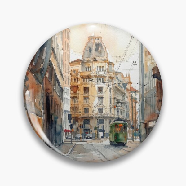 Item preview, Milan Green Tram Palazzo Meroni designed and sold by caracatita75.