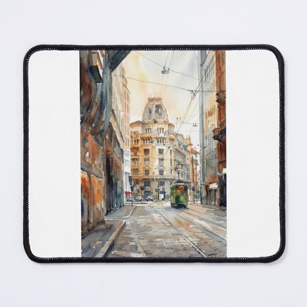 Item preview, Milan Green Tram Palazzo Meroni designed and sold by caracatita75.