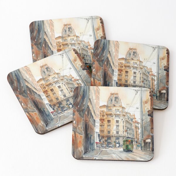 Item preview, Milan Green Tram Palazzo Meroni designed and sold by caracatita75.